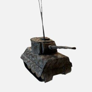 NEW Handcrafted WWII German Panzer Army Tank Wool Felt Ornament